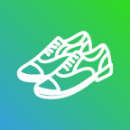 Leather shoes icon